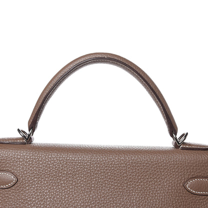 Hermes Togo Kelly Retourne 32 Etoupe 34 of 35