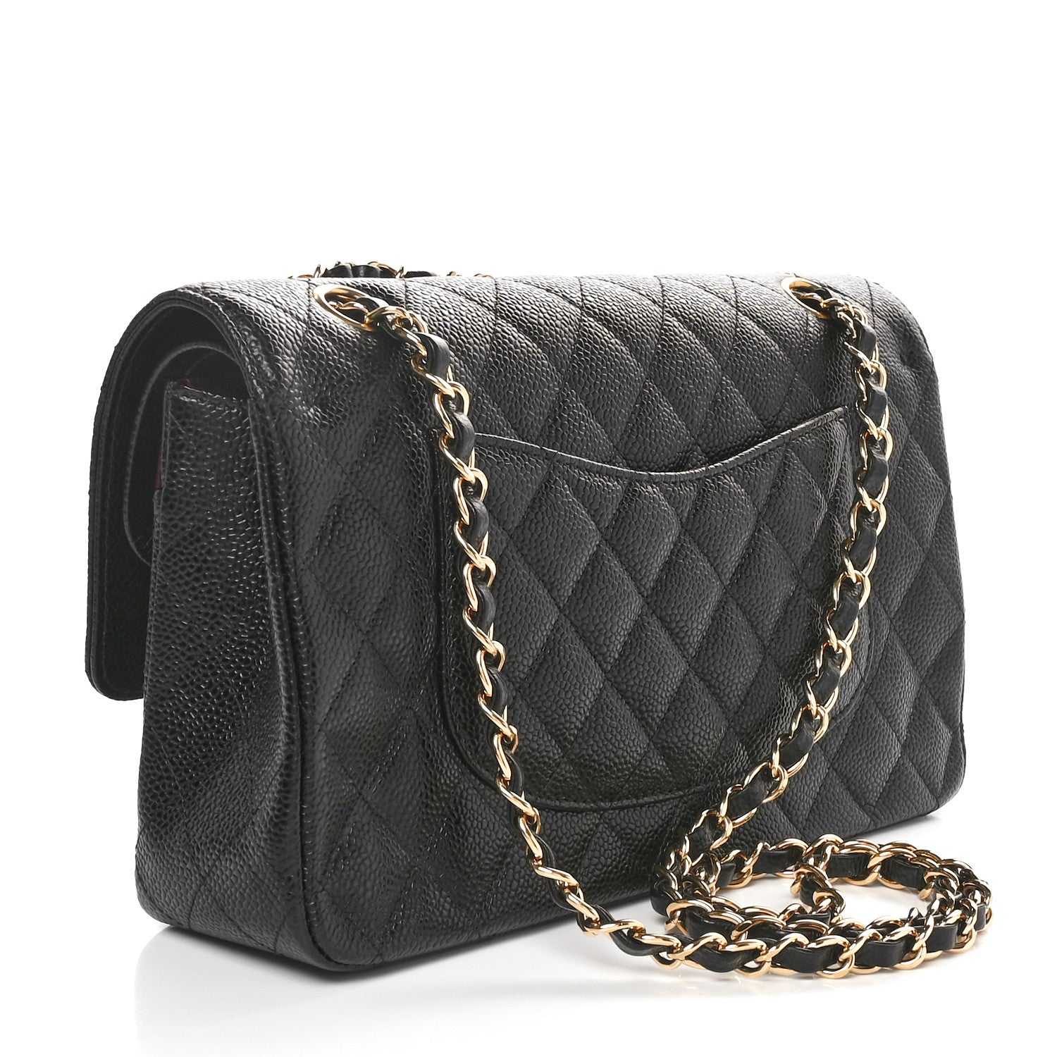 Chanel Caviar Quilted Medium Double Flap Black 3 of 11