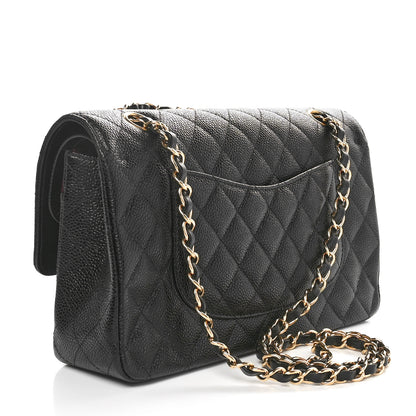 Chanel Caviar Quilted Medium Double Flap Black 3 of 11