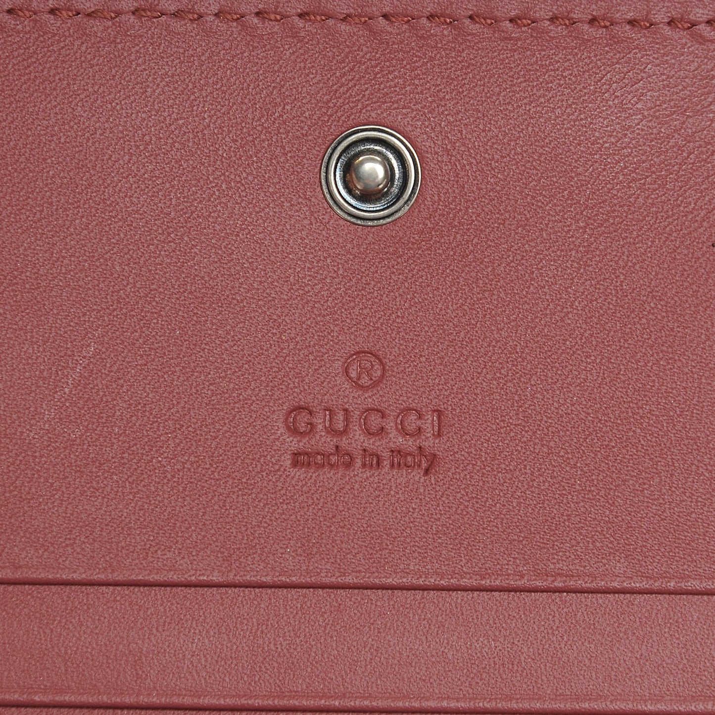 GG Supreme Monogram Blooms Card Case Beige Multicolor Dry Rose