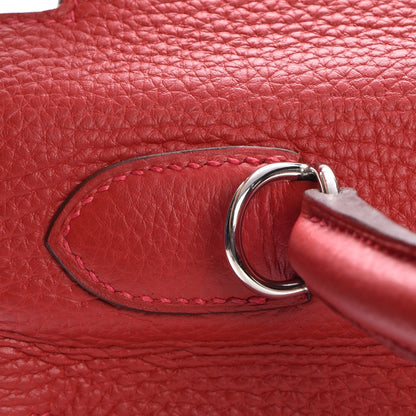 Hermes Taurillon Clemence Kelly Retourne 32 Rouge Casaque 22 of 32