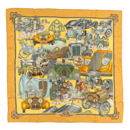 Hermes Silk Automobile Scarf 90 1 of 3