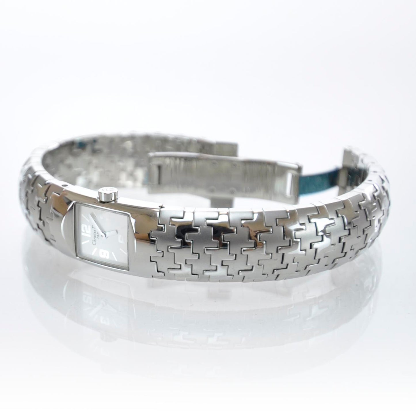 Stainless Steel 15mm Diorific Houndstooth Quartz Watch