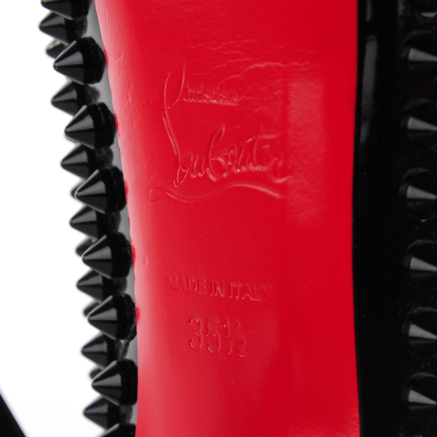 Christian Louboutin Patent Alti Spikes 160 Pumps 35.5 Black 6 of 7