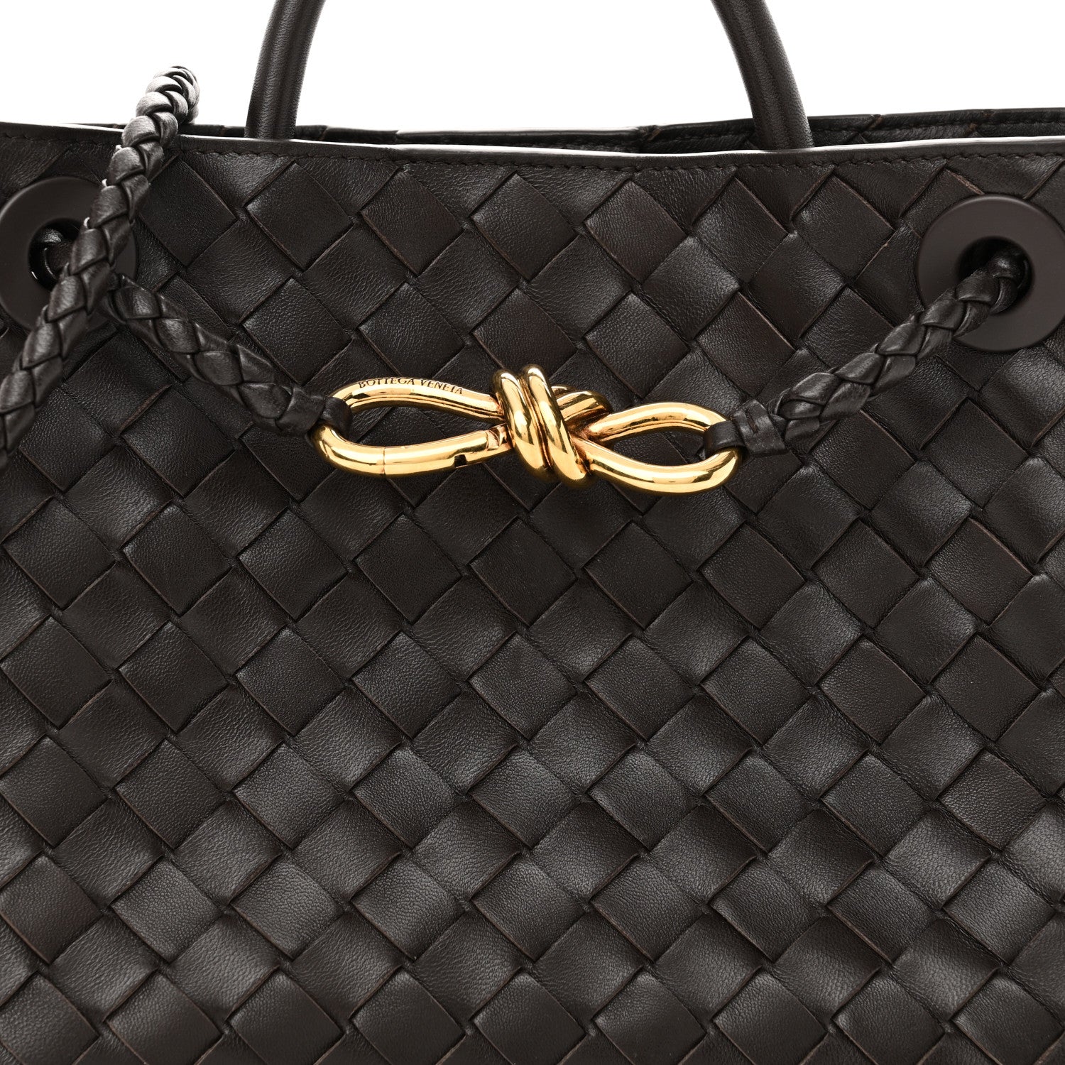 Bottega Veneta Nappa Intrecciato Small Andiamo Shoulder Bag Fondant 7 of 9