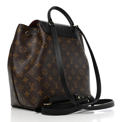 Louis Vuitton Monogram Montsouris PM Black 2 of 4