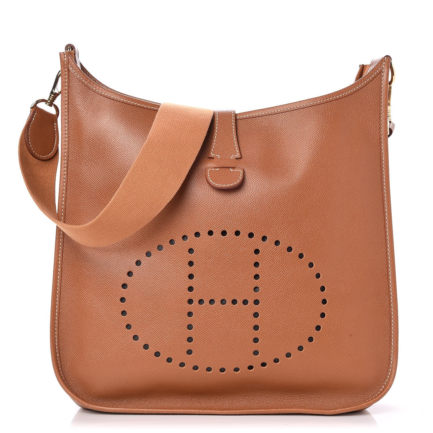Hermes Courchevel Evelyne GM Gold 1 of 7
