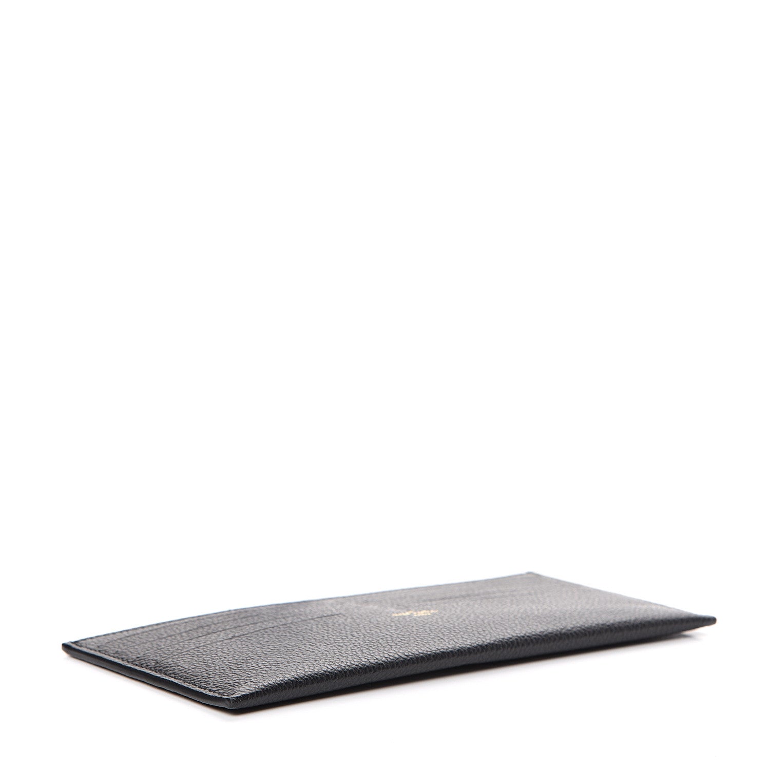 Louis Vuitton Calfskin Felicie Chain Wallet Card Holder Insert Black 3 of 5
