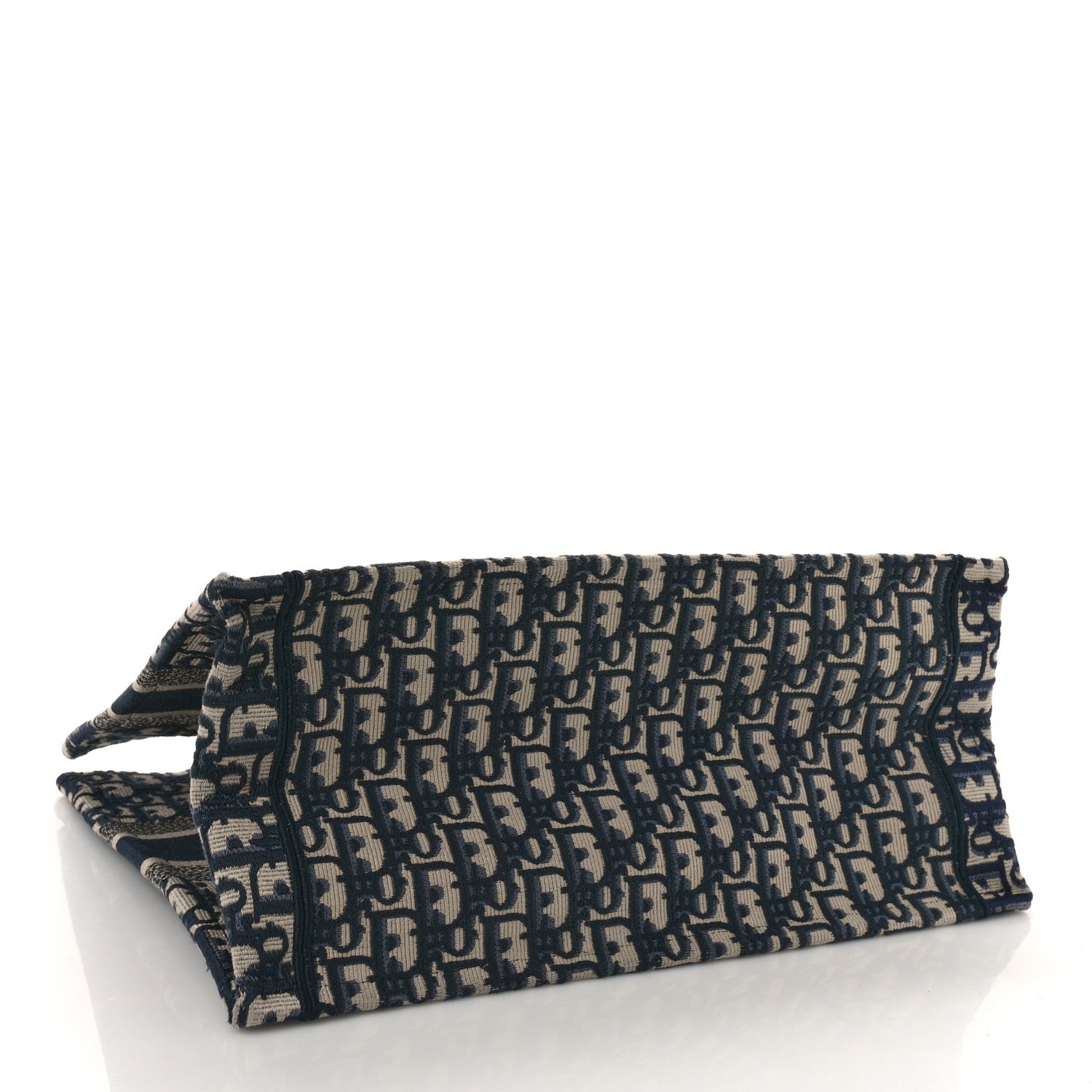 Christian Dior Oblique Medium Book Tote Blue Multicolor 4 of 8