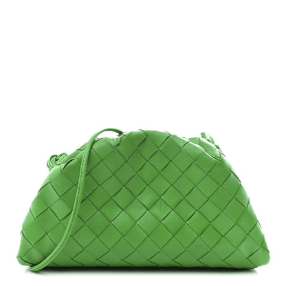 Bottega Veneta Nappa Intrecciato The Mini Pouch Clutch Parakeet 1 of 10