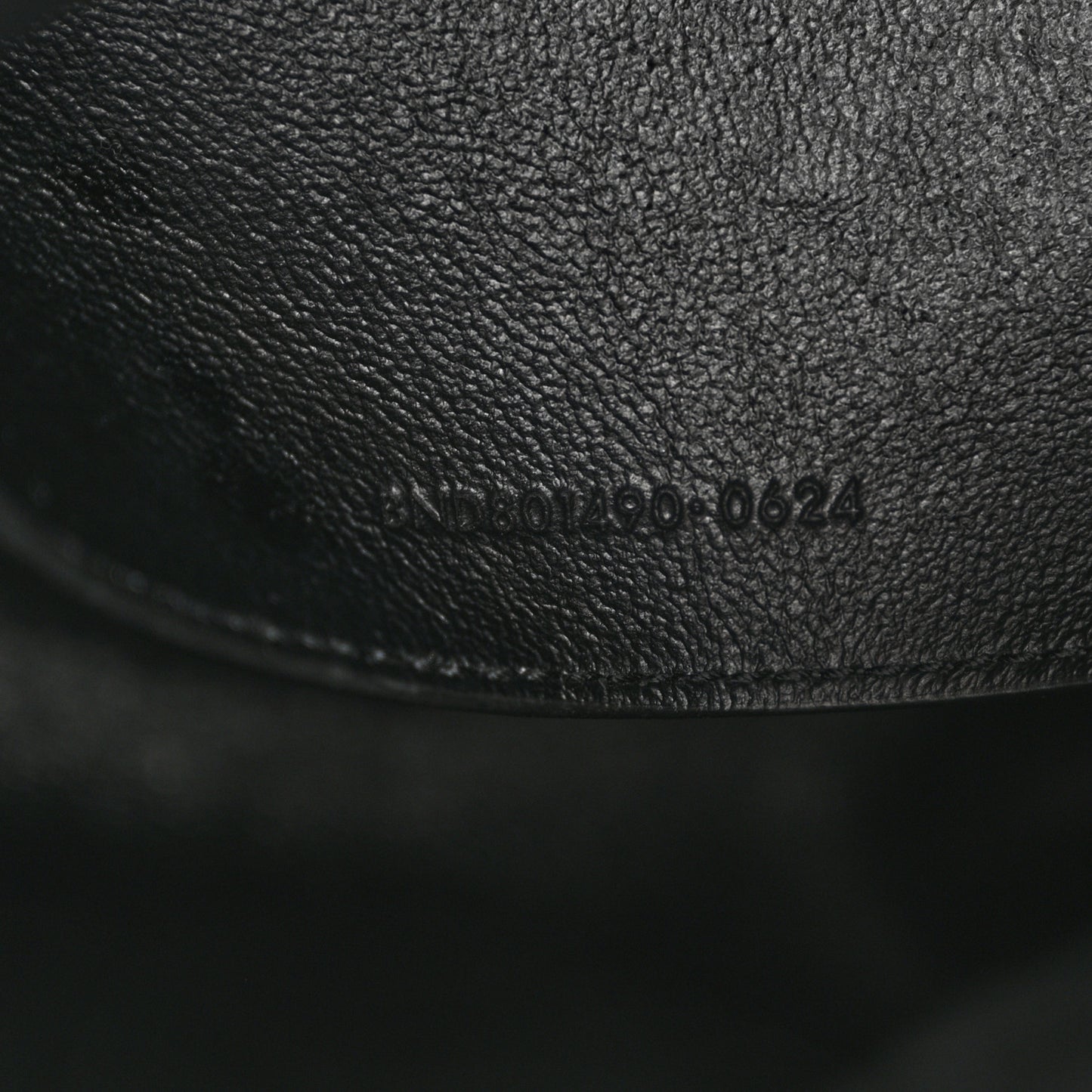 Lambskin Monogram Large Pouch On Strap Black