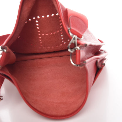 Hermes Taurillon Clemence Evelyne III GM Rouge Casaque 5 of 10