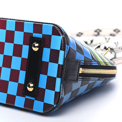 Louis Vuitton Epi Damier Race Alma BB Blue Vert 8 of 8