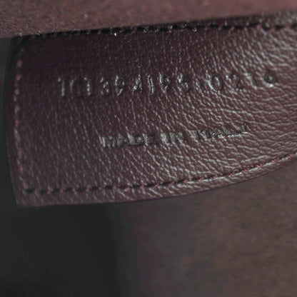 Saint Laurent Calfskin Large Shopping Tote Bordeaux 10 of 10