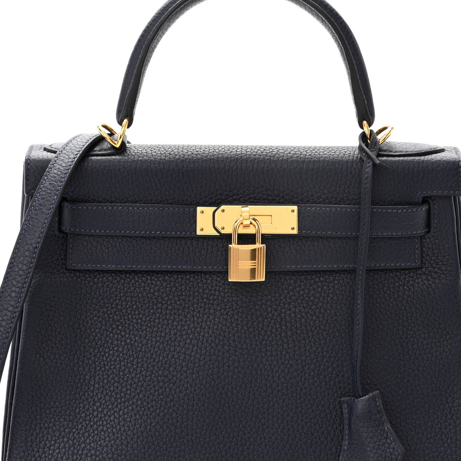 Hermes Togo Kelly Retourne 28 Bleu Nuit 9 of 14