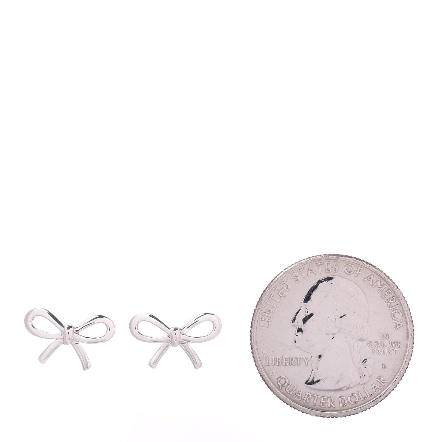 Sterling Silver Bow Earrings