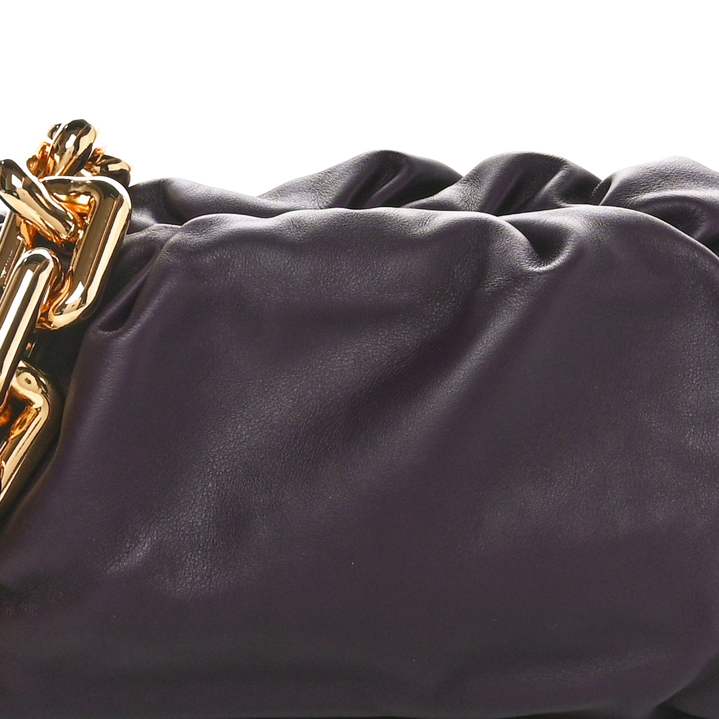 Calfskin The Pouch Chain Grape