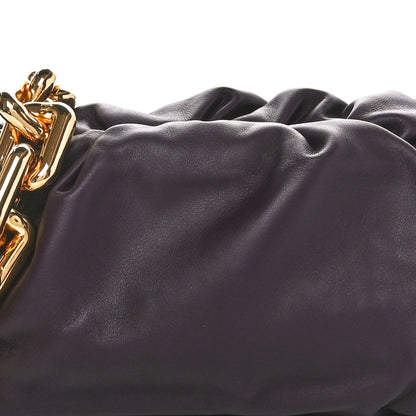 Bottega Veneta Calfskin The Pouch Chain Grape 8 of 11