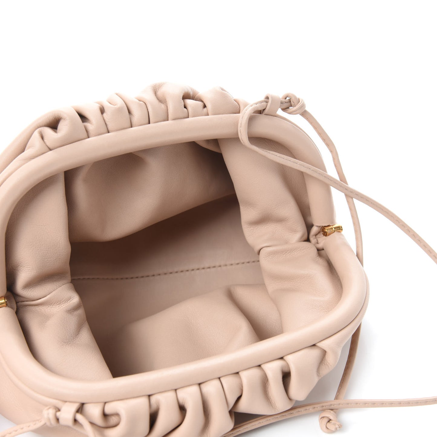 Butter Calfskin The Mini Pouch Almond