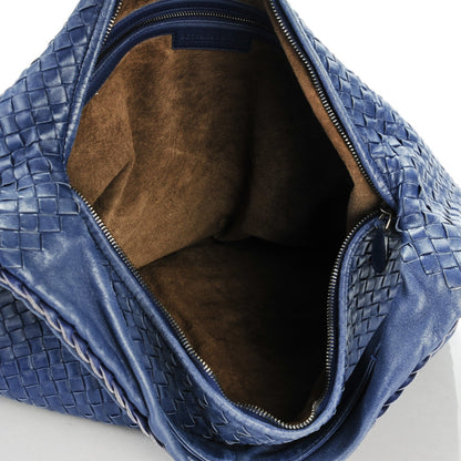 Bottega Veneta Nappa Intrecciato Large Veneta Hobo Blue 5 of 8