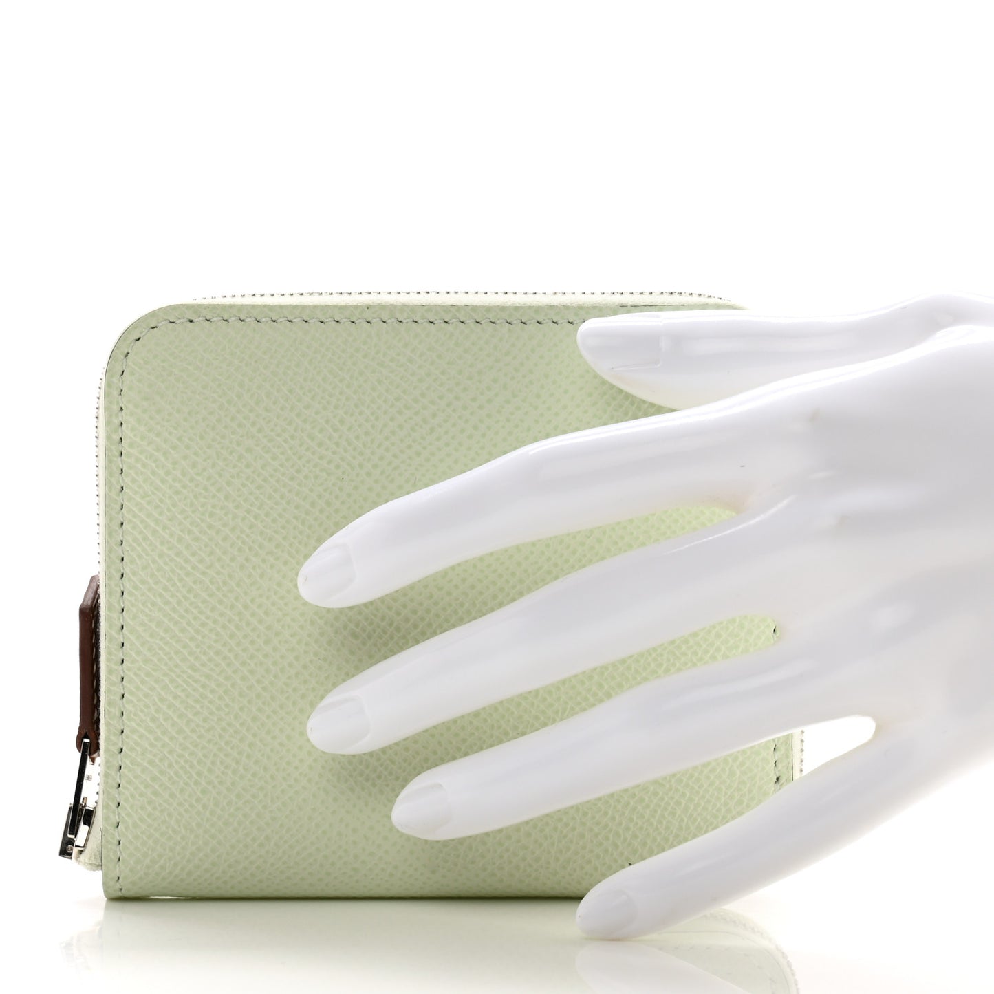 Epsom Silk'In Compact Wallet Vert Fizz Cassis