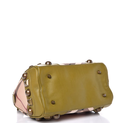 Burberry Supernova Check Mega Stud Chester Bowling Bag 4 of 14
