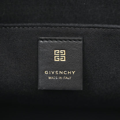 Givenchy Canvas Logo 4G Embossed Medium Tote Beige Black 6 of 14