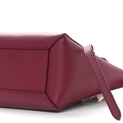 Celine Grained Calfskin Micro Belt Bag Plum 6 of 10