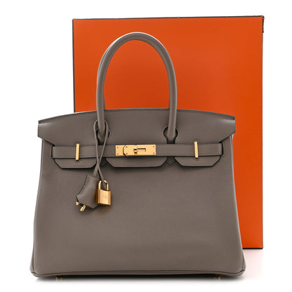 Hermes Taurillon Novillo Birkin 30 Gris Asphalte 11 of 11