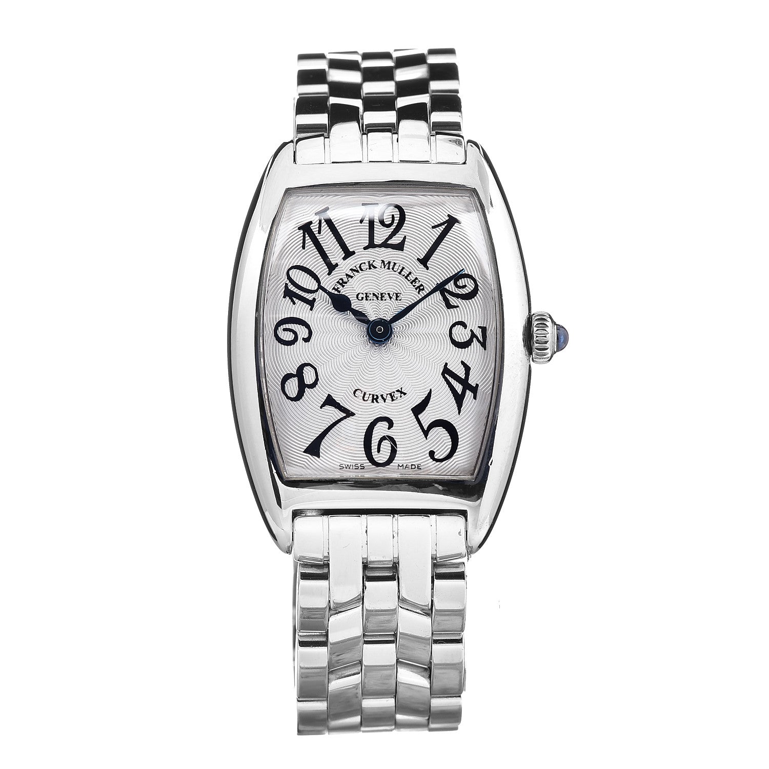 Franck Muller Stainless Steel 25mm Cintree Curvex Quartz Watch 1752QZAC 1 of 6