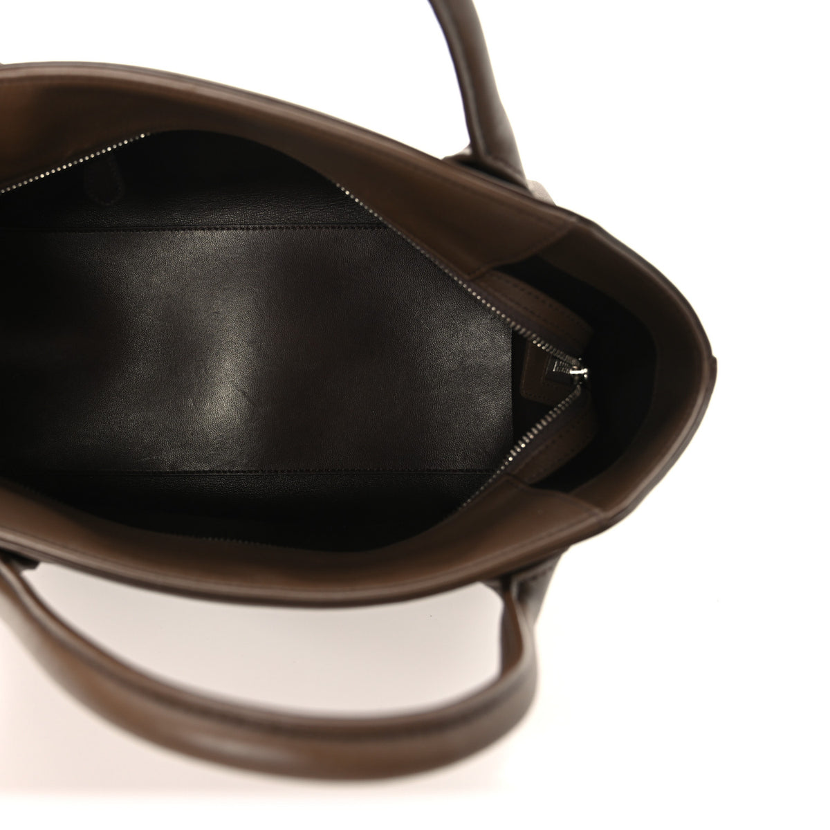 Nappa Terrasse Bauletto Bag Tawny Brown