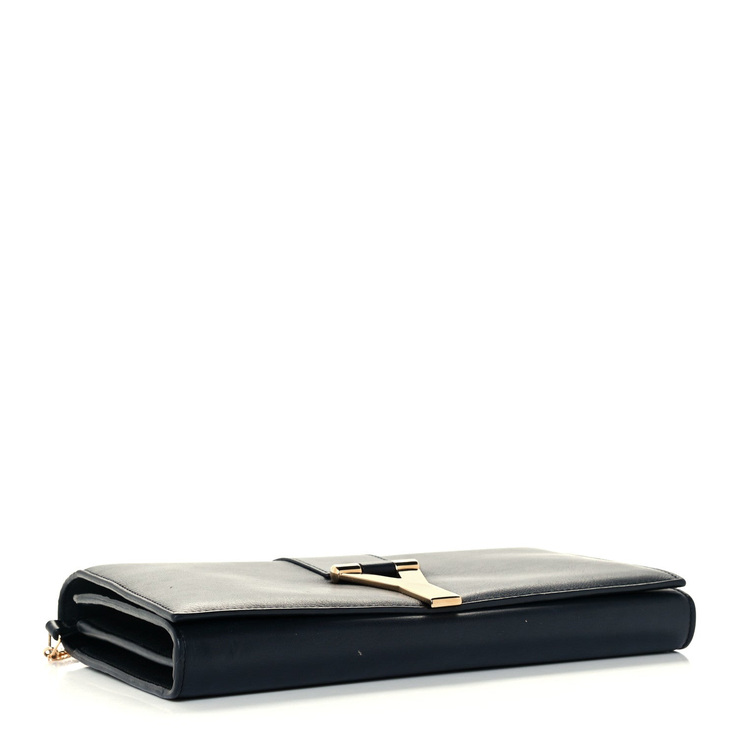 Saint Laurent Calfskin Classic Y Ligne Chain Wallet Black 4 of 10