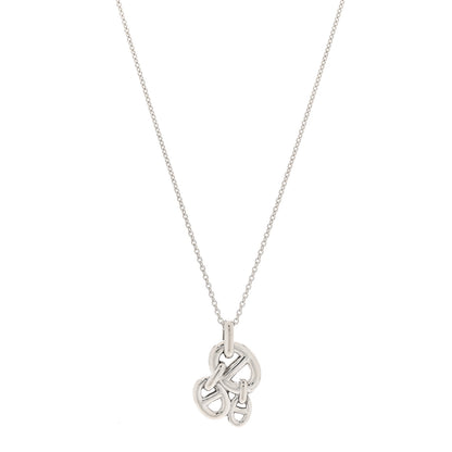 Hermes Sterling Silver Amulette Chaine d'Ancre Enchaine Pendant Necklace 1 of 6