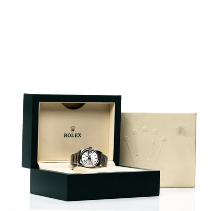 Rolex Stainless Steel 34mm Oyster Perpetual Date Watch Silver 115200 6 of 6