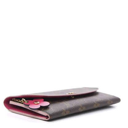 Louis Vuitton Monogram Bloom Flower Emilie Wallet 4 of 10