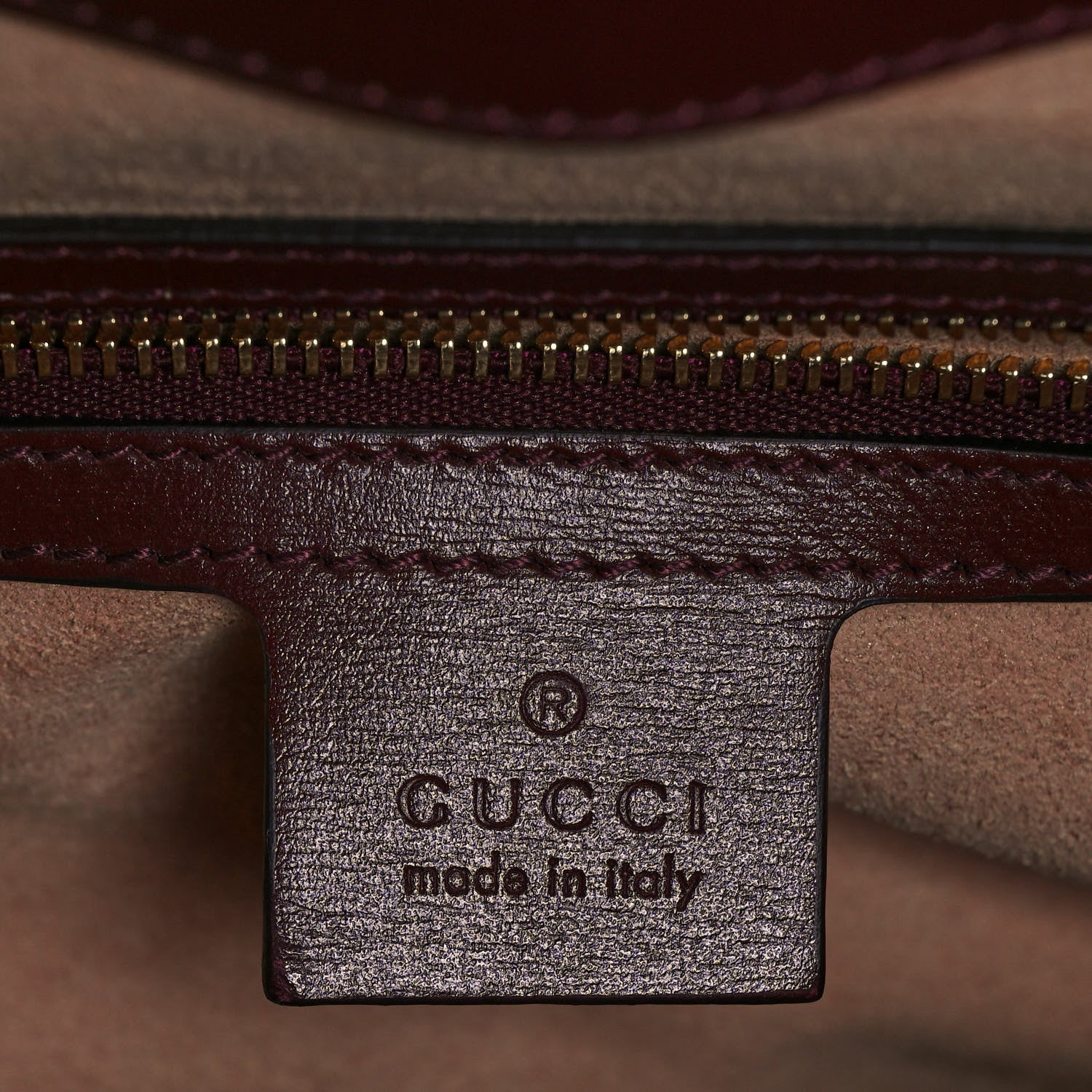 Gucci GG Monogram Calfskin Medium Arli Shoulder Bag Sahara Rubino Chardonnay 6 of 13
