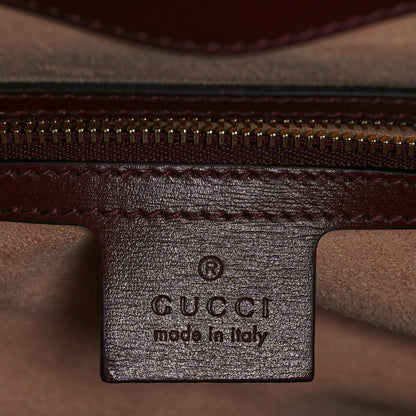 Gucci GG Monogram Calfskin Medium Arli Shoulder Bag Sahara Rubino Chardonnay 6 of 13