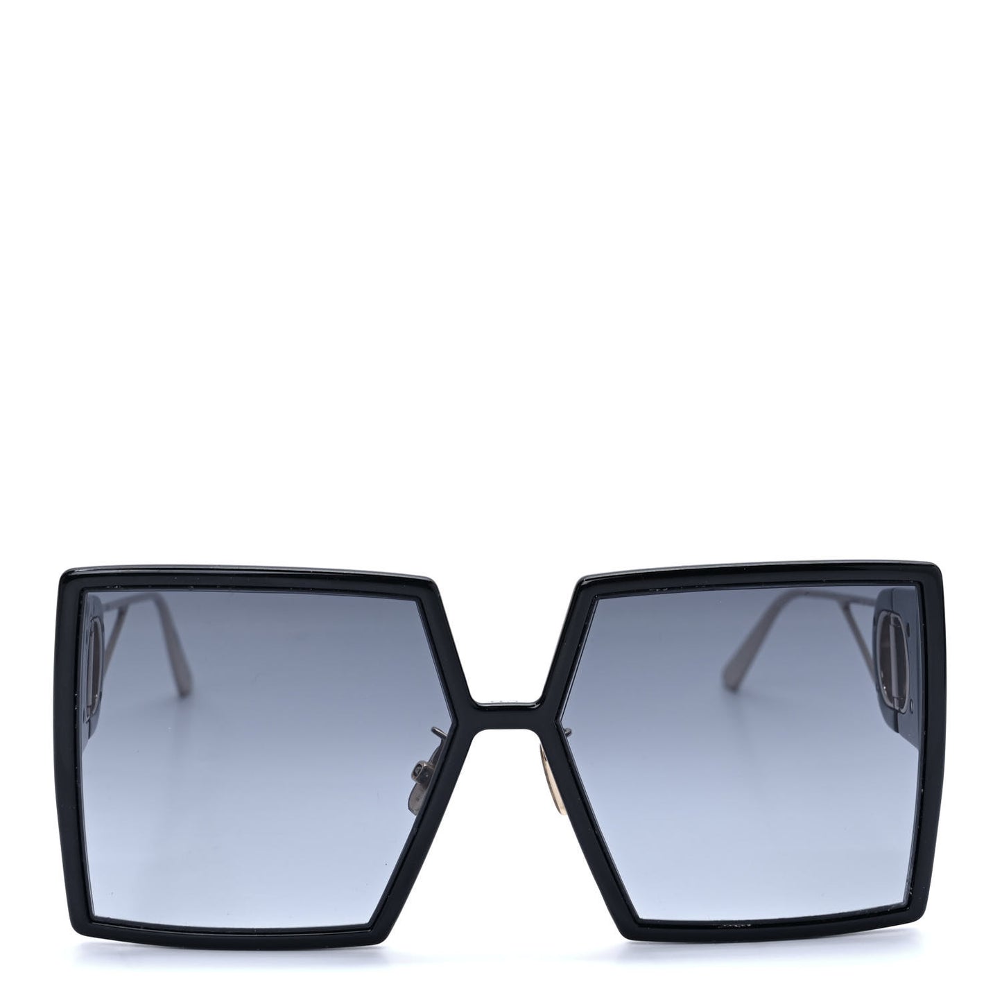 Square 30 Montaigne Sunglasses Black