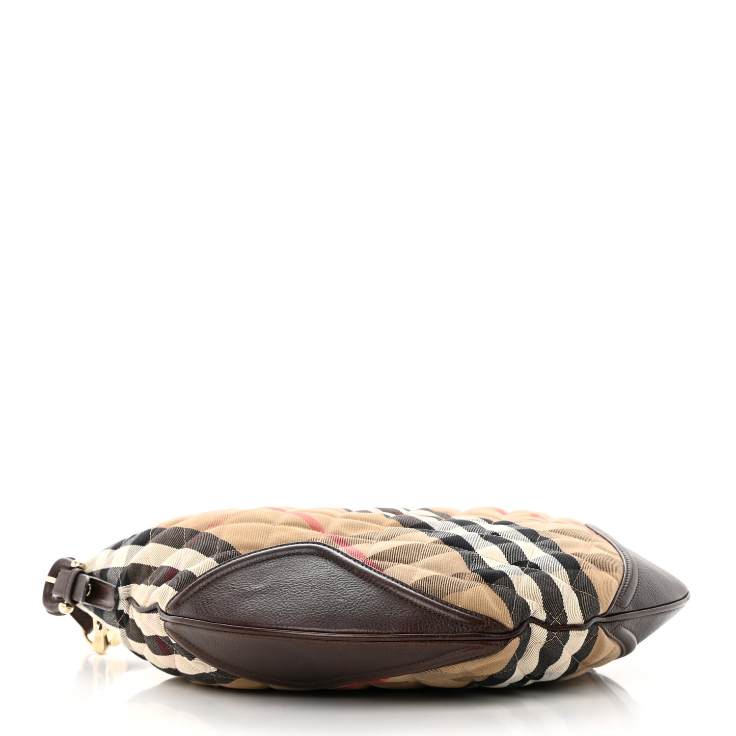 House Check Quilted Hoxton Hobo Brown
