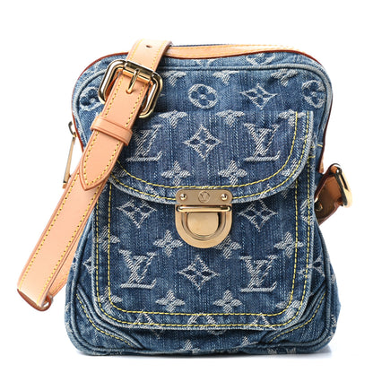 Louis Vuitton Denim Camera Bag Blue 1 of 9