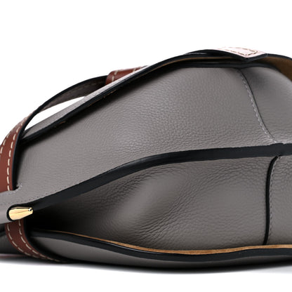 Loewe Grained Calfskin Small Gate Crossbody Bag Smoke Pecan 6 of 7
