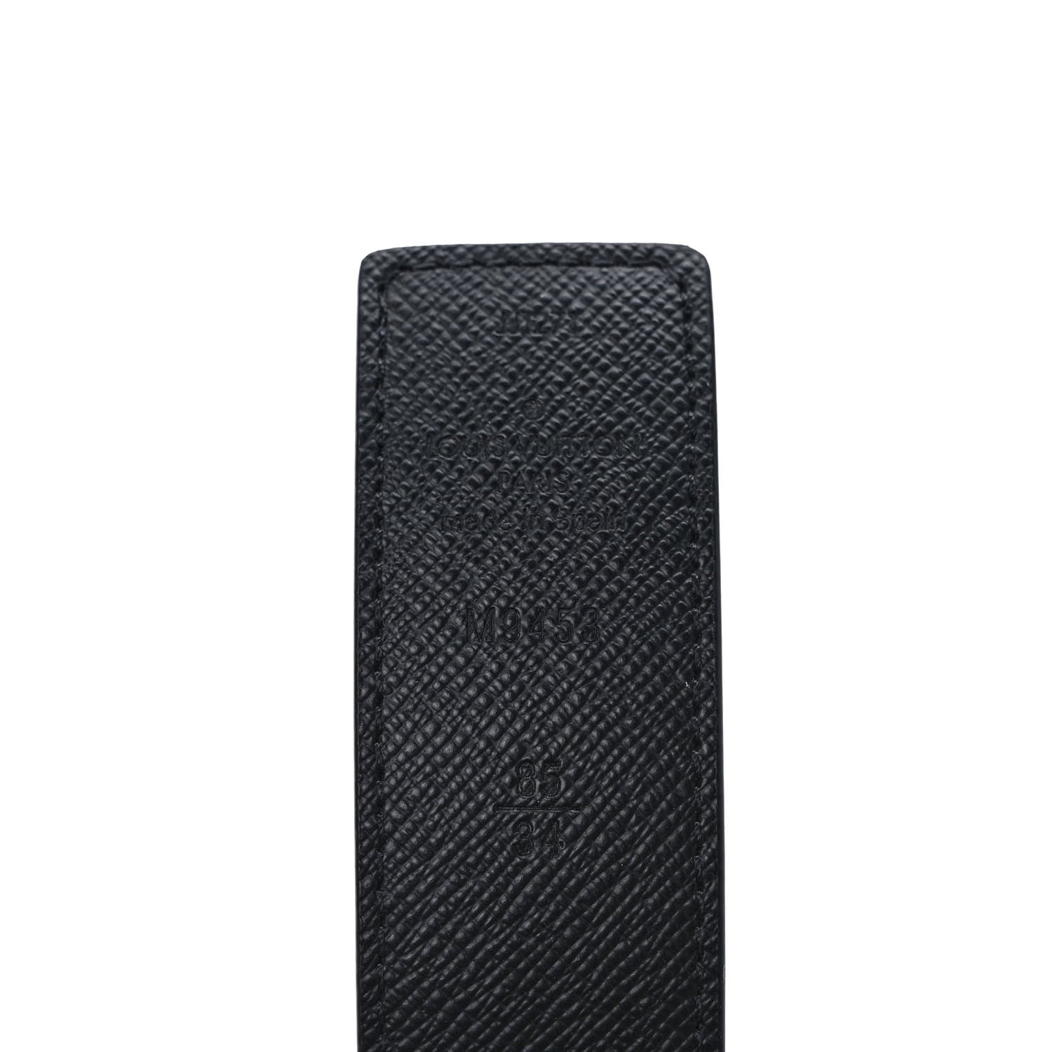 Louis Vuitton Calfskin Monogram 40mm LV Initiales Reversible Belt 85/34 Black 5 of 6
