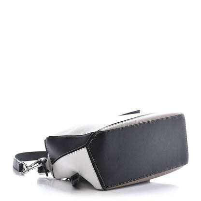 Loewe Calfskin Small Puzzle Bag Black Taupe 4 of 16