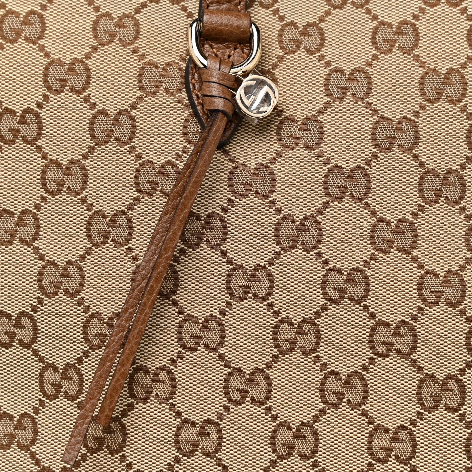 Gucci Monogram Medium Bree Zippered Tote Beige Tabacco 13 of 13