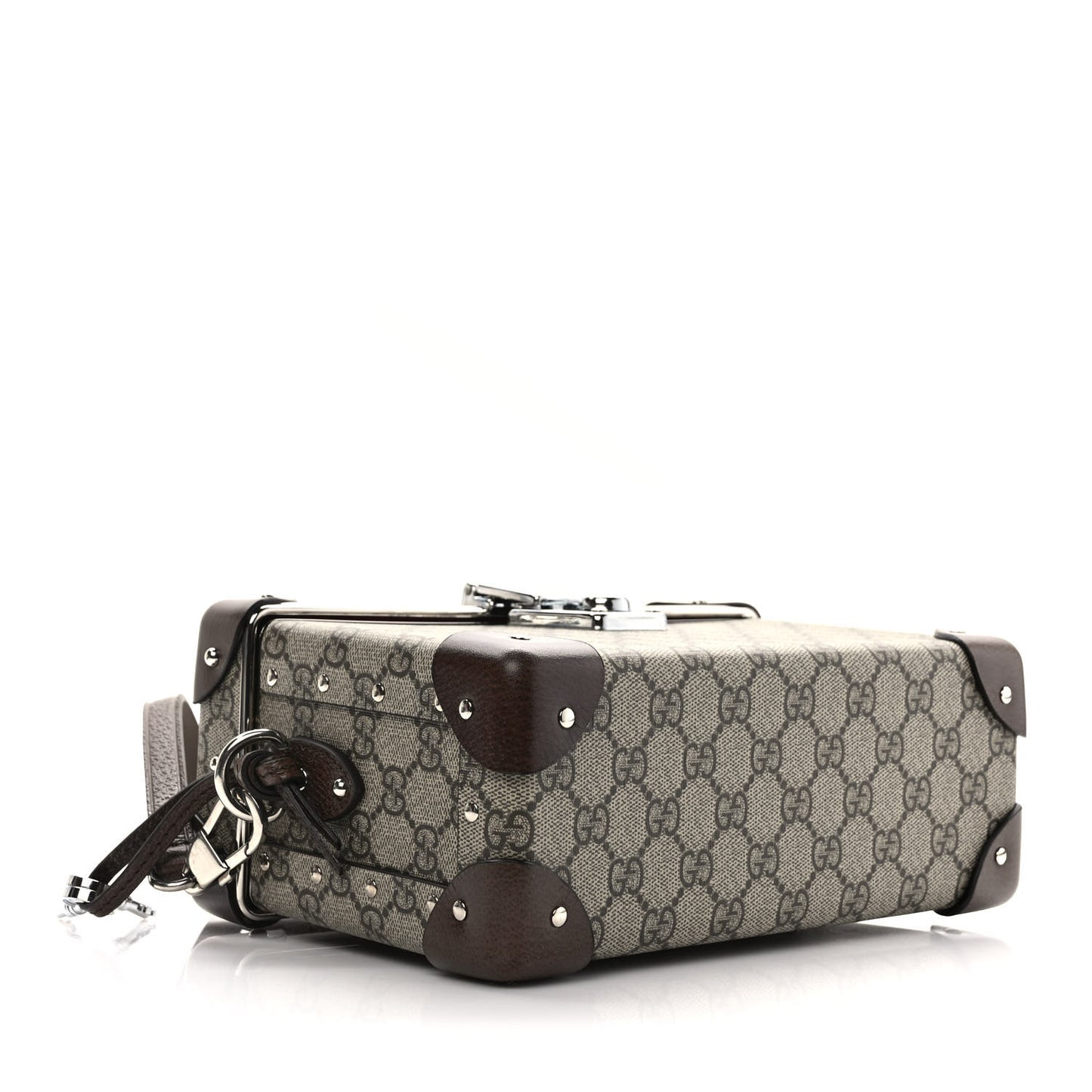 GG Supreme Monogram Globe-Trotter Beauty Case Brown