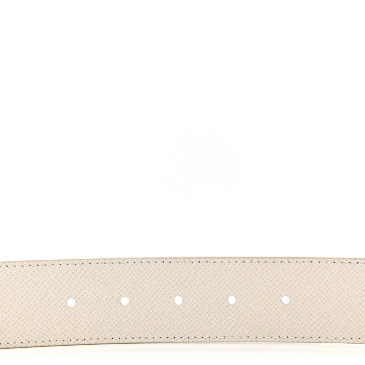 Taiga Monogram 40mm LV Initiales Belt 90 34 White