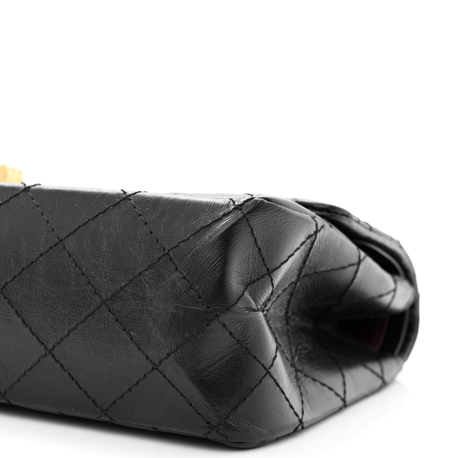 Chanel Aged Calfskin Quilted 2.55 Reissue 226 Flap Black 10 of 11
