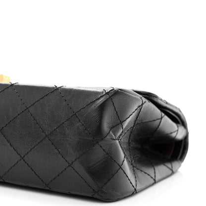 Chanel Aged Calfskin Quilted 2.55 Reissue 226 Flap Black 10 of 11