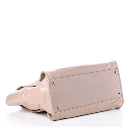 Chanel Glazed Calfskin Large Deauville Tote Light Pink 4 of 12