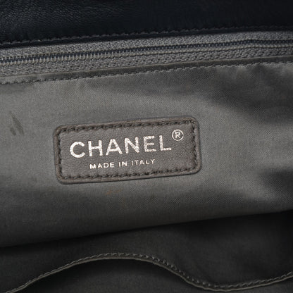 Chanel Patent Calfskin Patchwork Brooklyn Tote Black 6 of 9